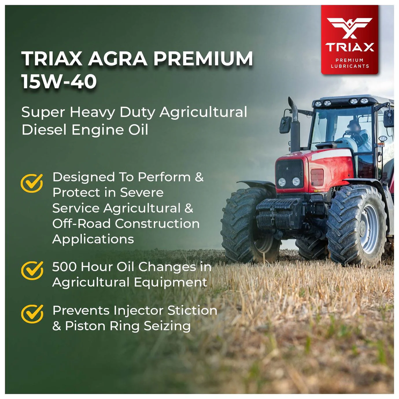 TRIAX Agra Premium 15W-40 (CI-4) - Image 4