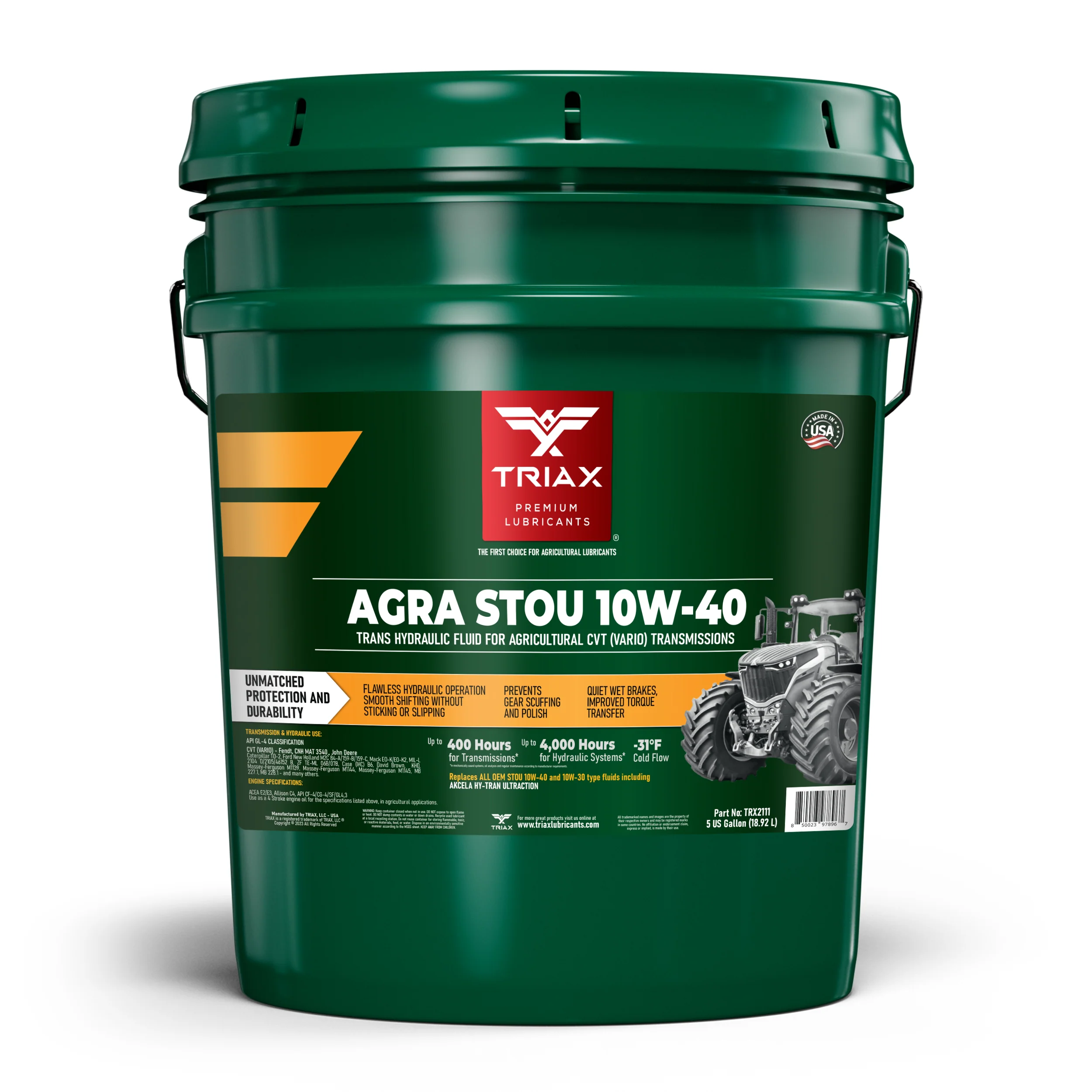TRIAX Agra STOU 10W-40 GL-4 - Image 4