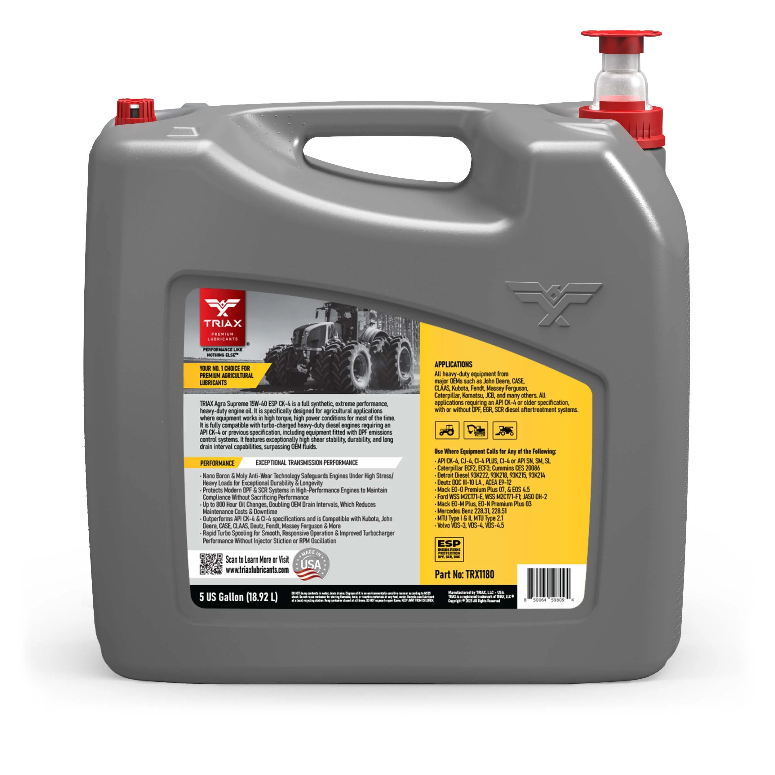 TRIAX Agra Supreme 15W-40 - Image 16