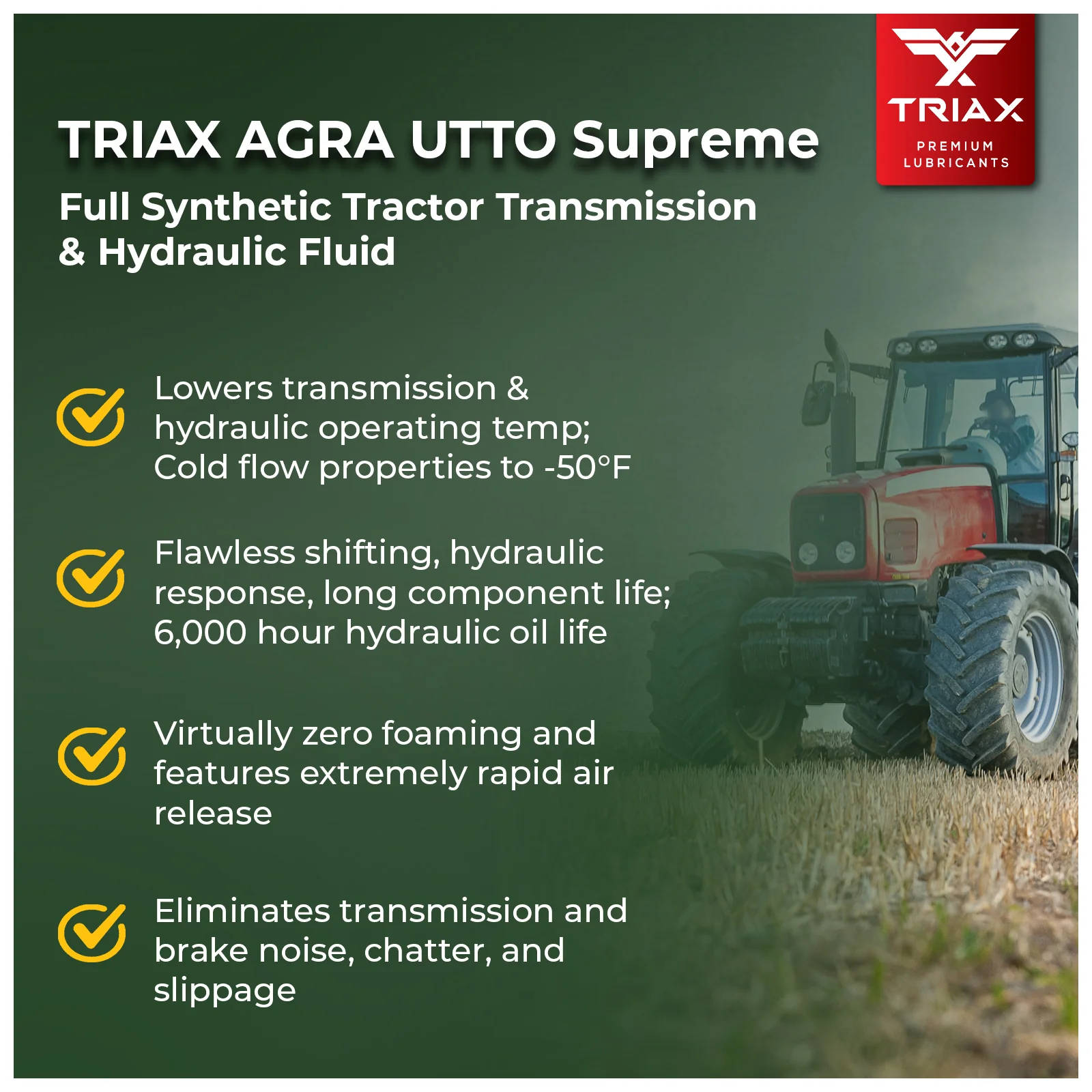 TRIAX Agra UTTO Supreme Tractor Fluid (GL-4) - Image 38