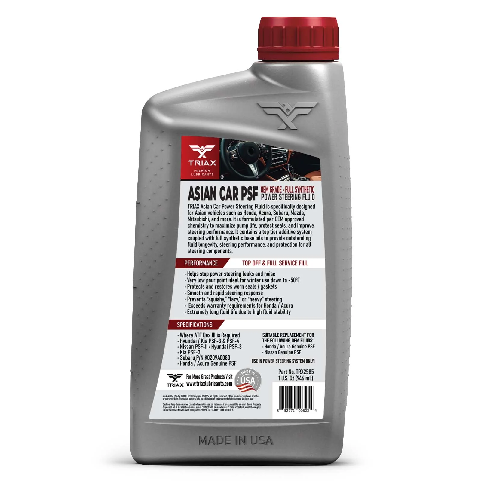 TRIAX Asian Car PSF Full Synthetic - Image 9