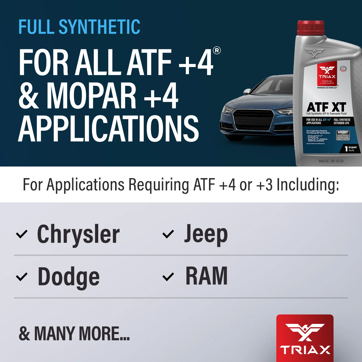 TRIAX ATF XT Full Synthetic ATF+4 - Image 5