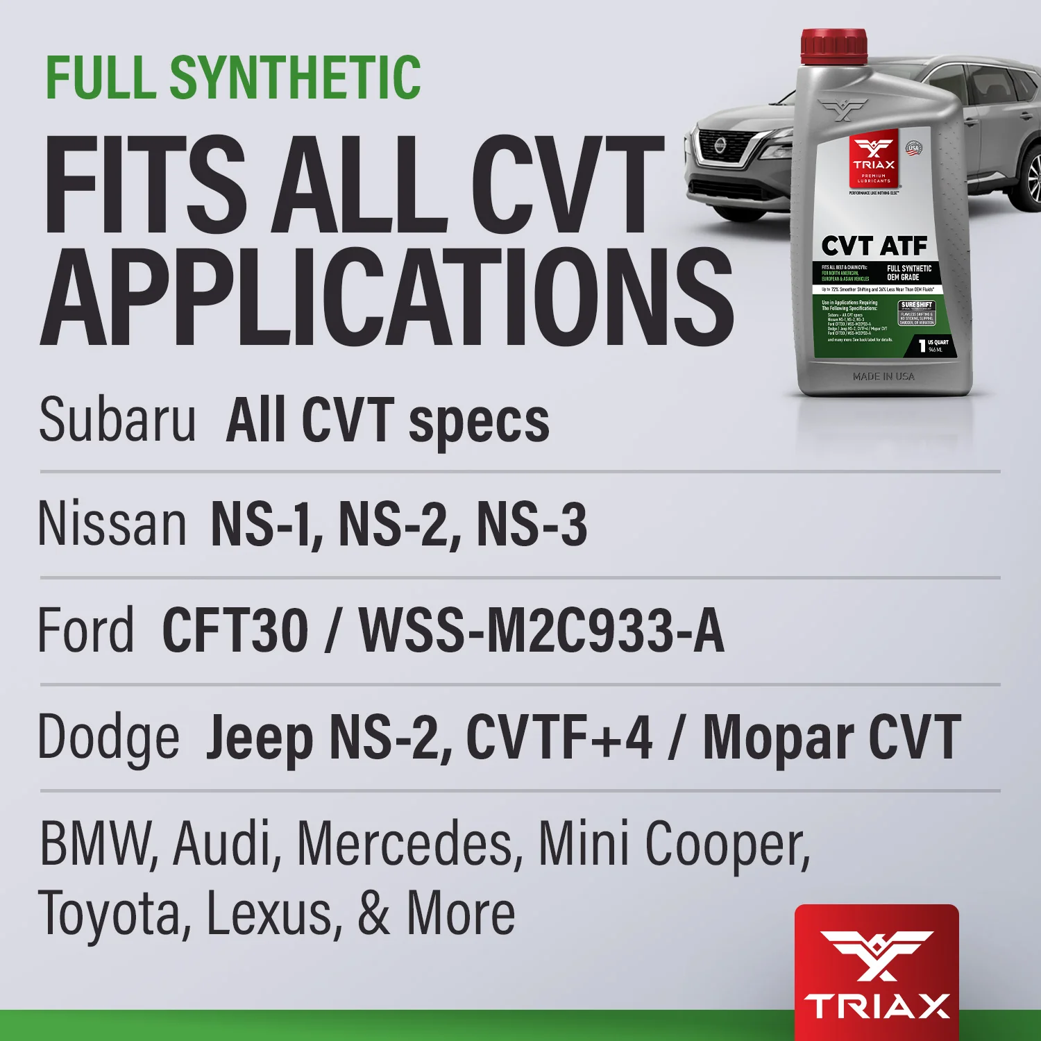 TRIAX CVT ATF Full Synthetic - Image 22