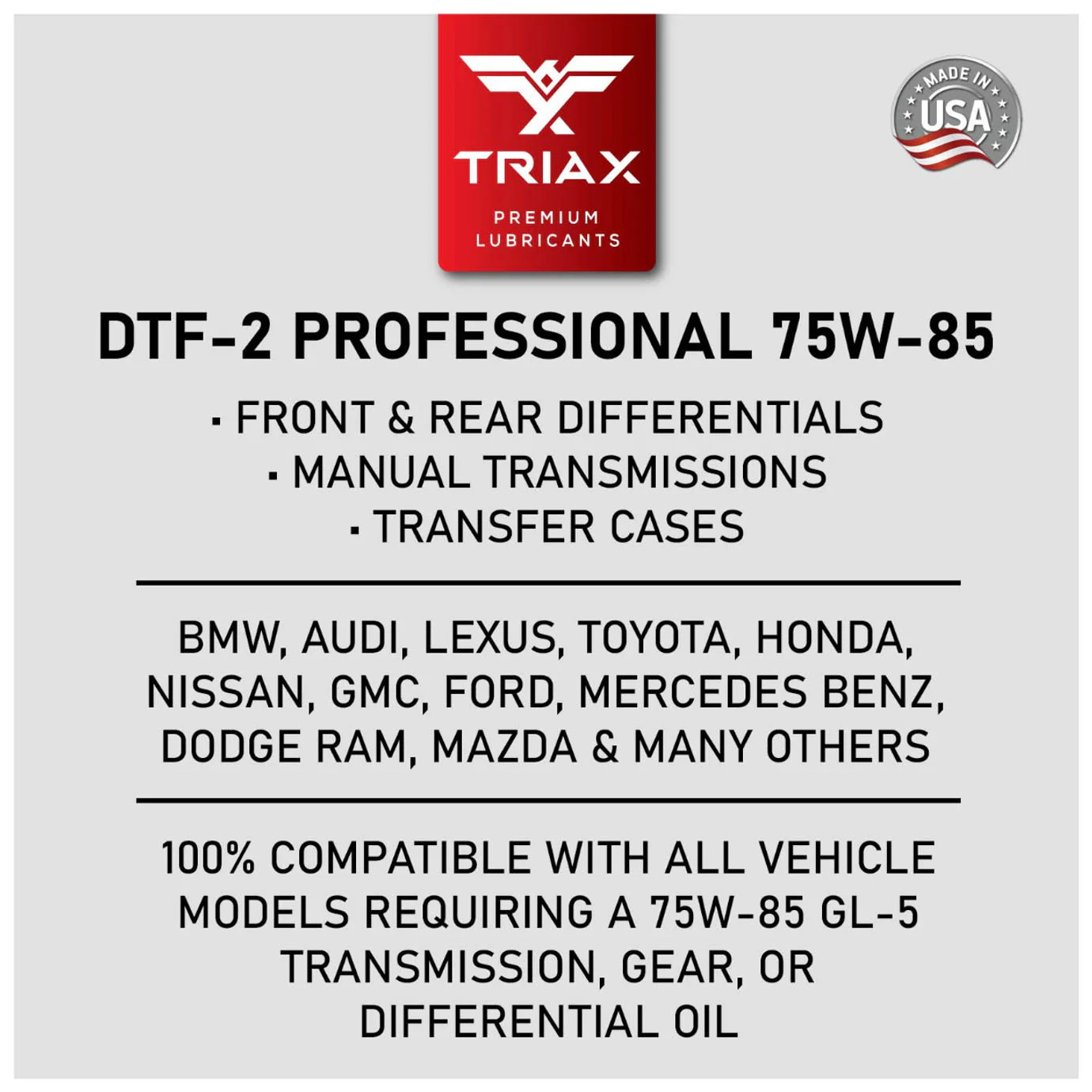TRIAX DTF-2 Professional 75W-85 - Image 3