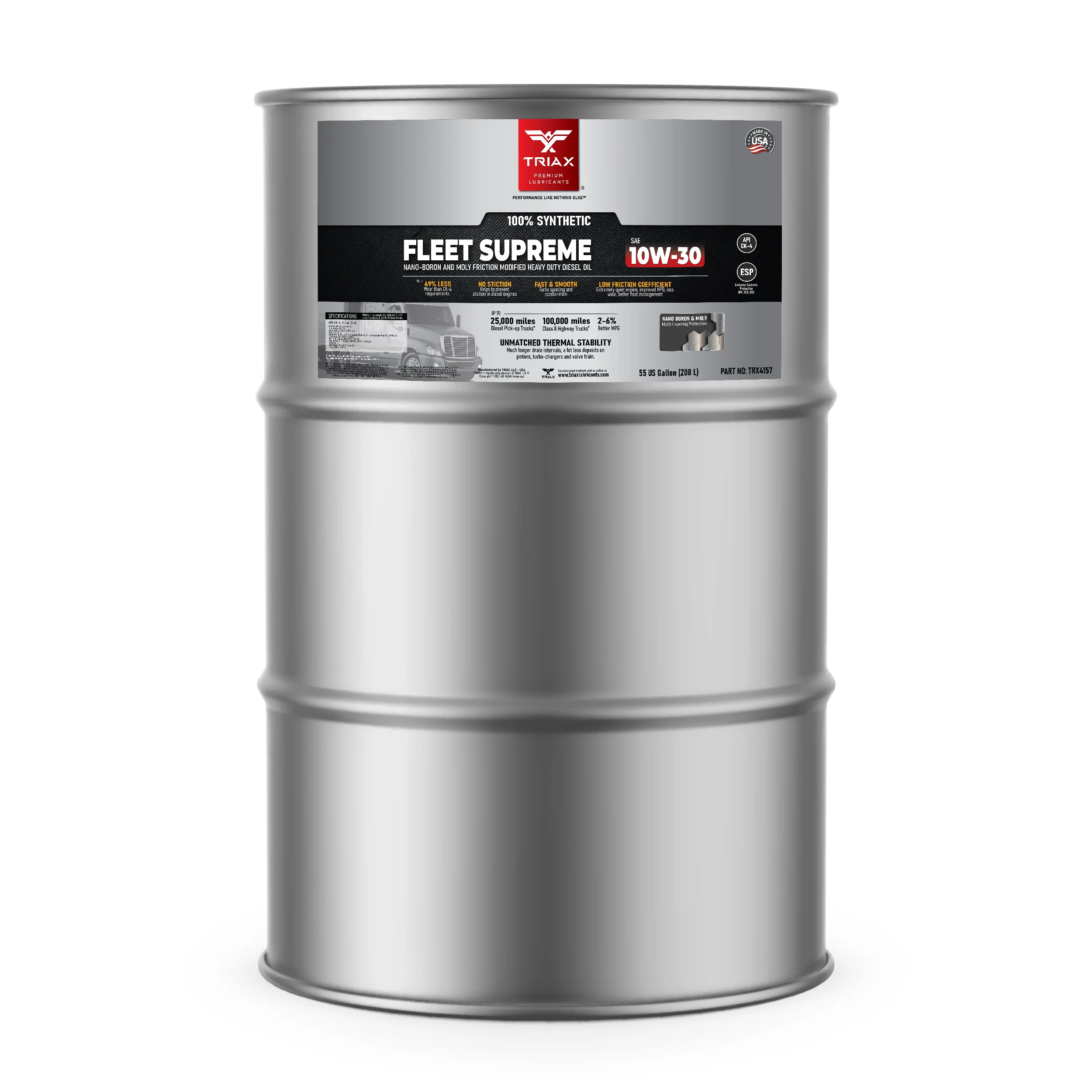 TRIAX Fleet Supreme 10W-30 Full Synthetic - Image 30