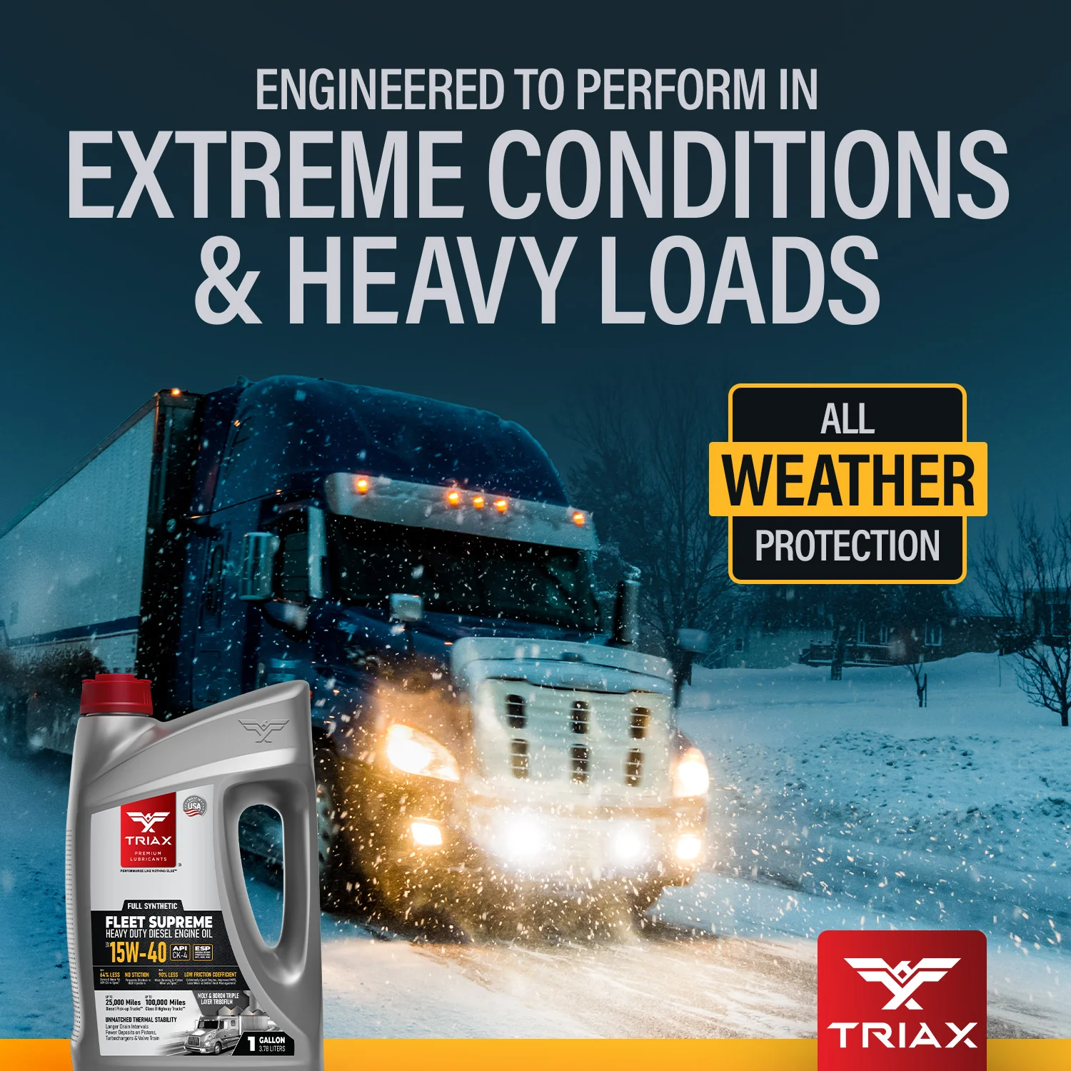 TRIAX Fleet Supreme 15W-40 Full Synthetic - Image 11