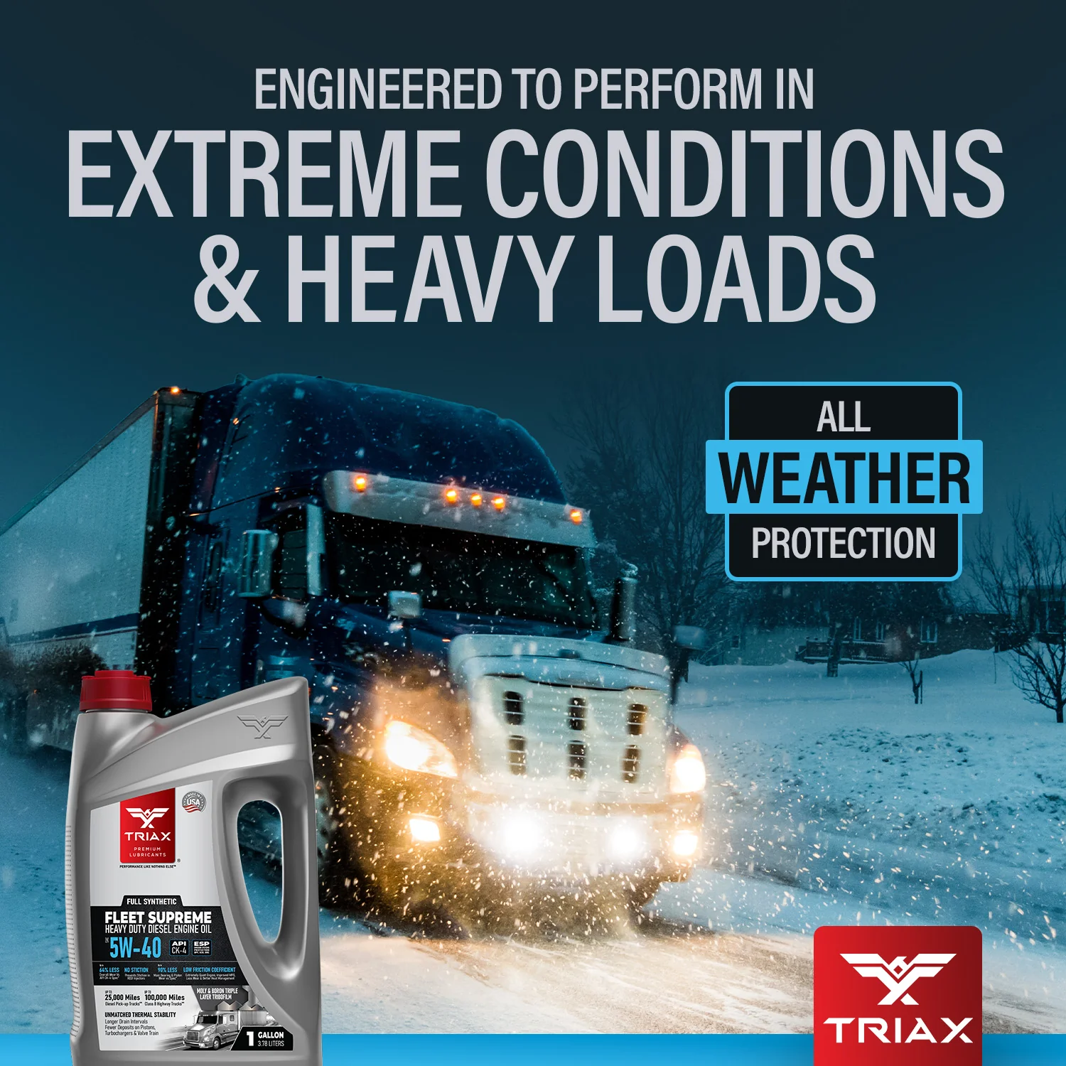 TRIAX Fleet Supreme 5W-40 Full Synthetic - Image 13