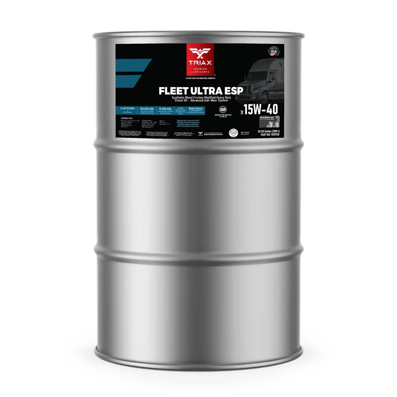 TRIAX Fleet Ultra ESP 15W-40 (CK-4) - Image 11