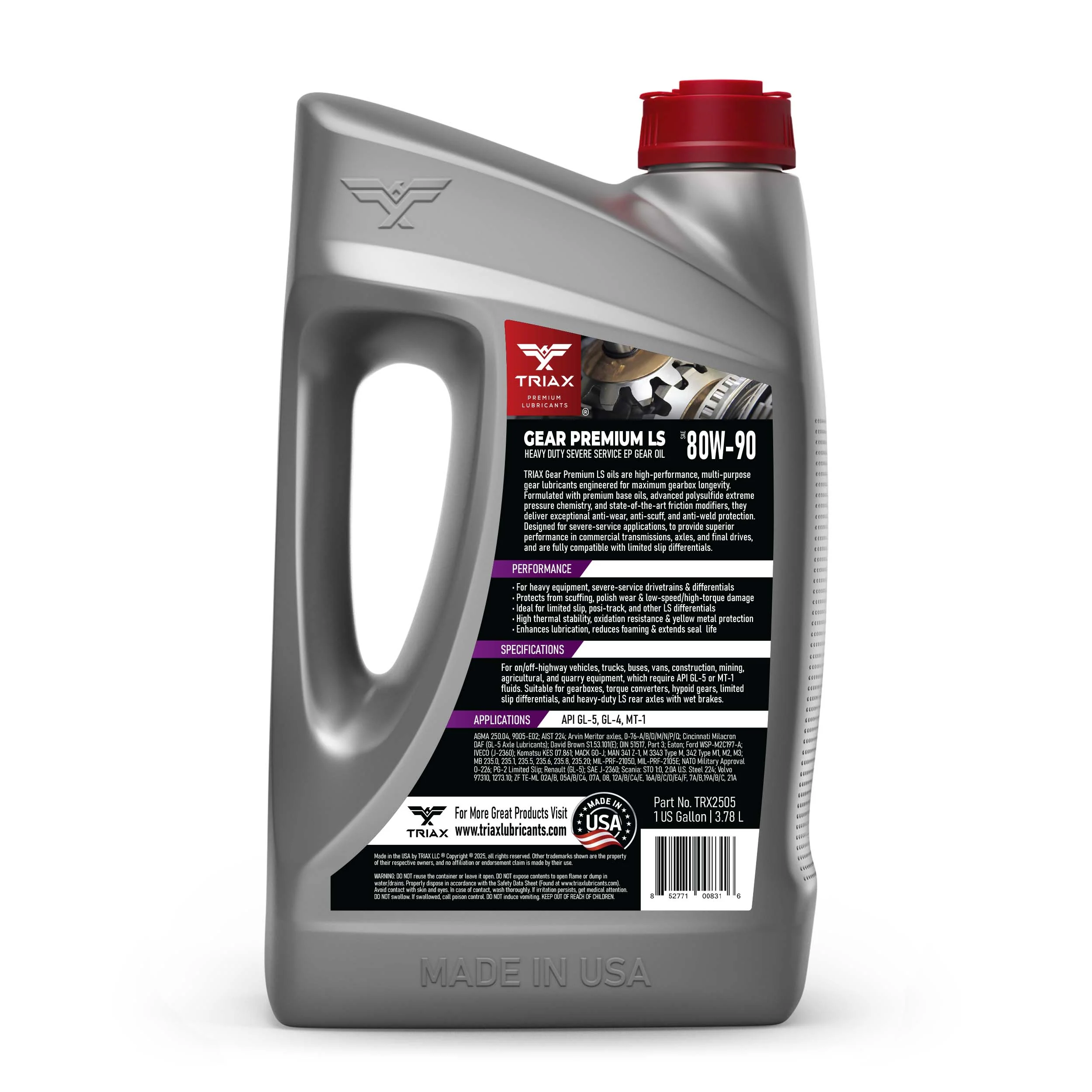 TRIAX Gear Premium LS 80W-90 (GL-5) - Image 10