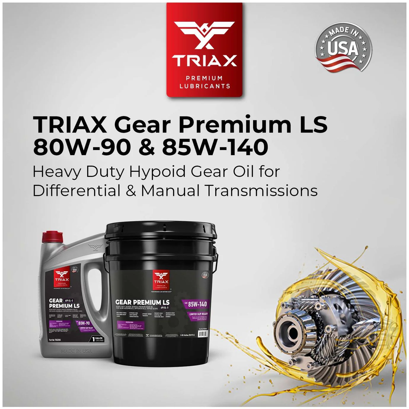 TRIAX Gear Premium LS 80W-90 (GL-5) - Image 20