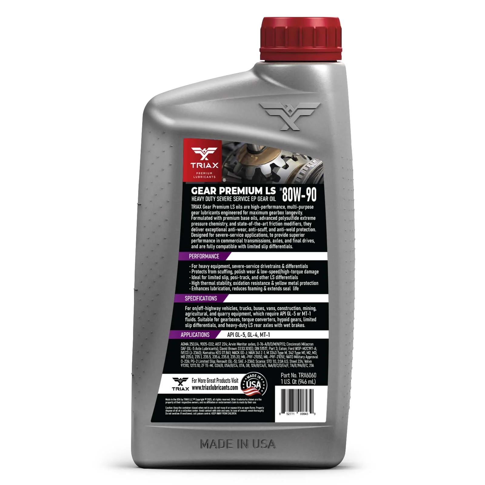 TRIAX Gear Premium LS 80W-90 (GL-5) - Image 6