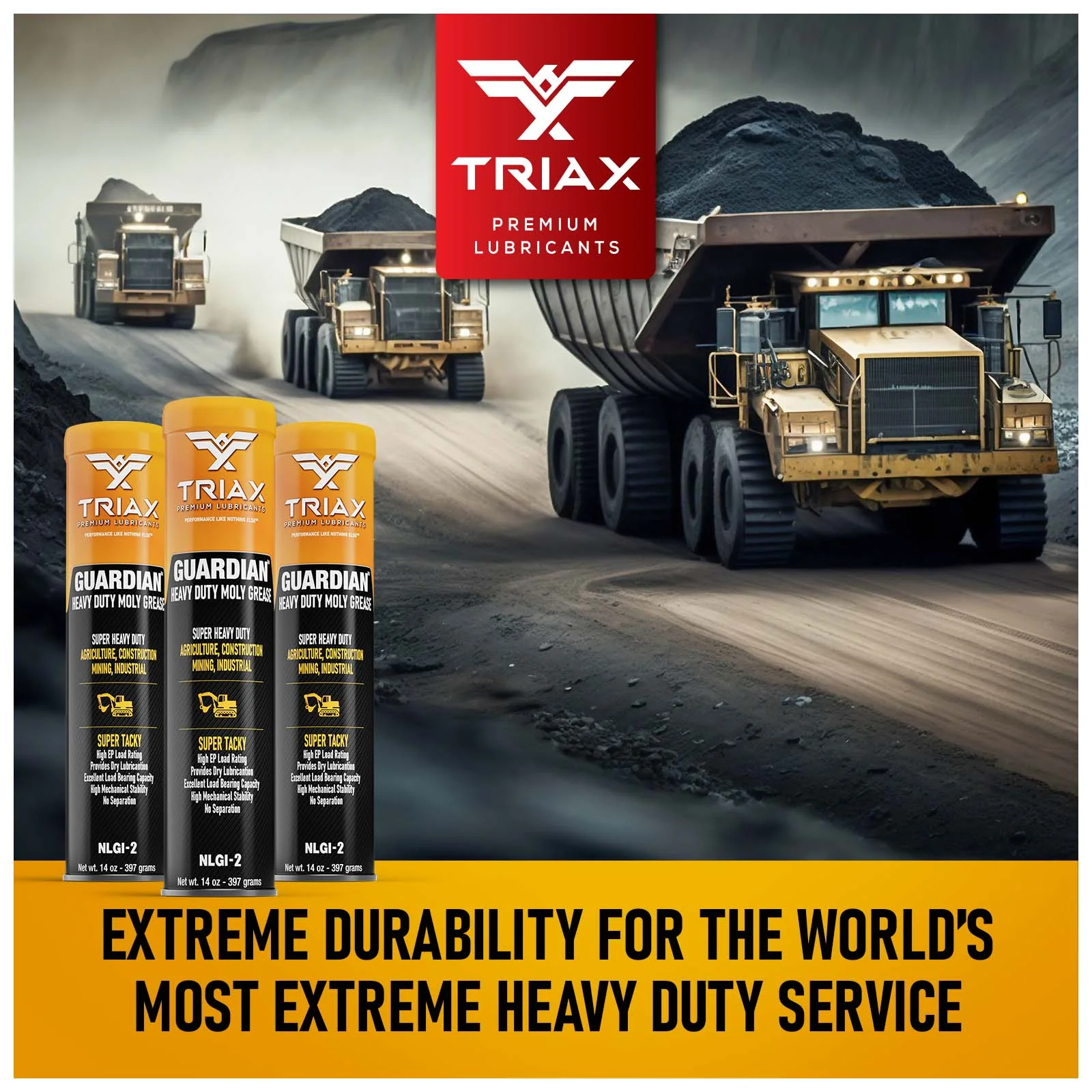 TRIAX Guardian Heavy Duty Moly Grease (NLGI-2) - Image 14