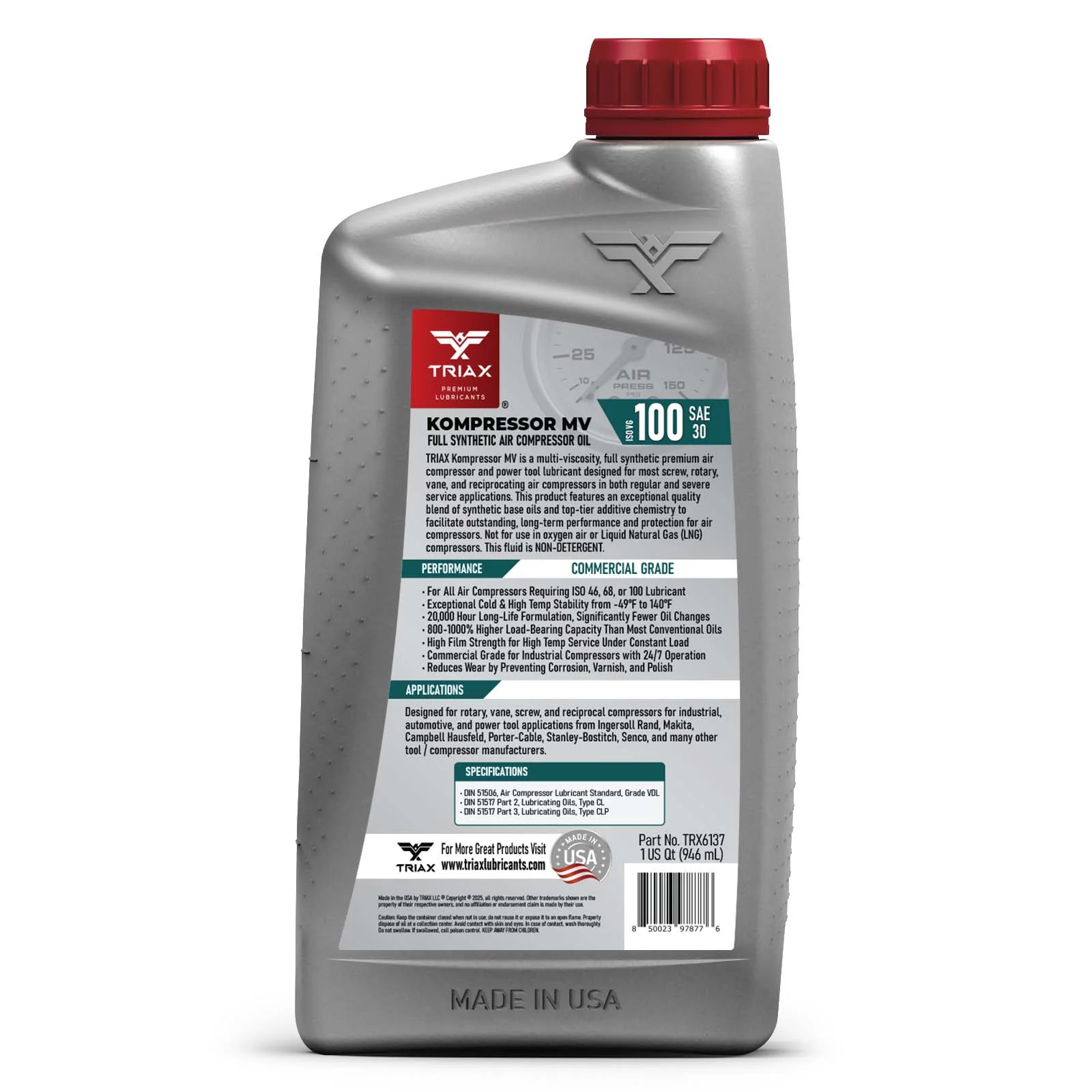 TRIAX Kompressor MV 100 (SAE 30) - Image 9