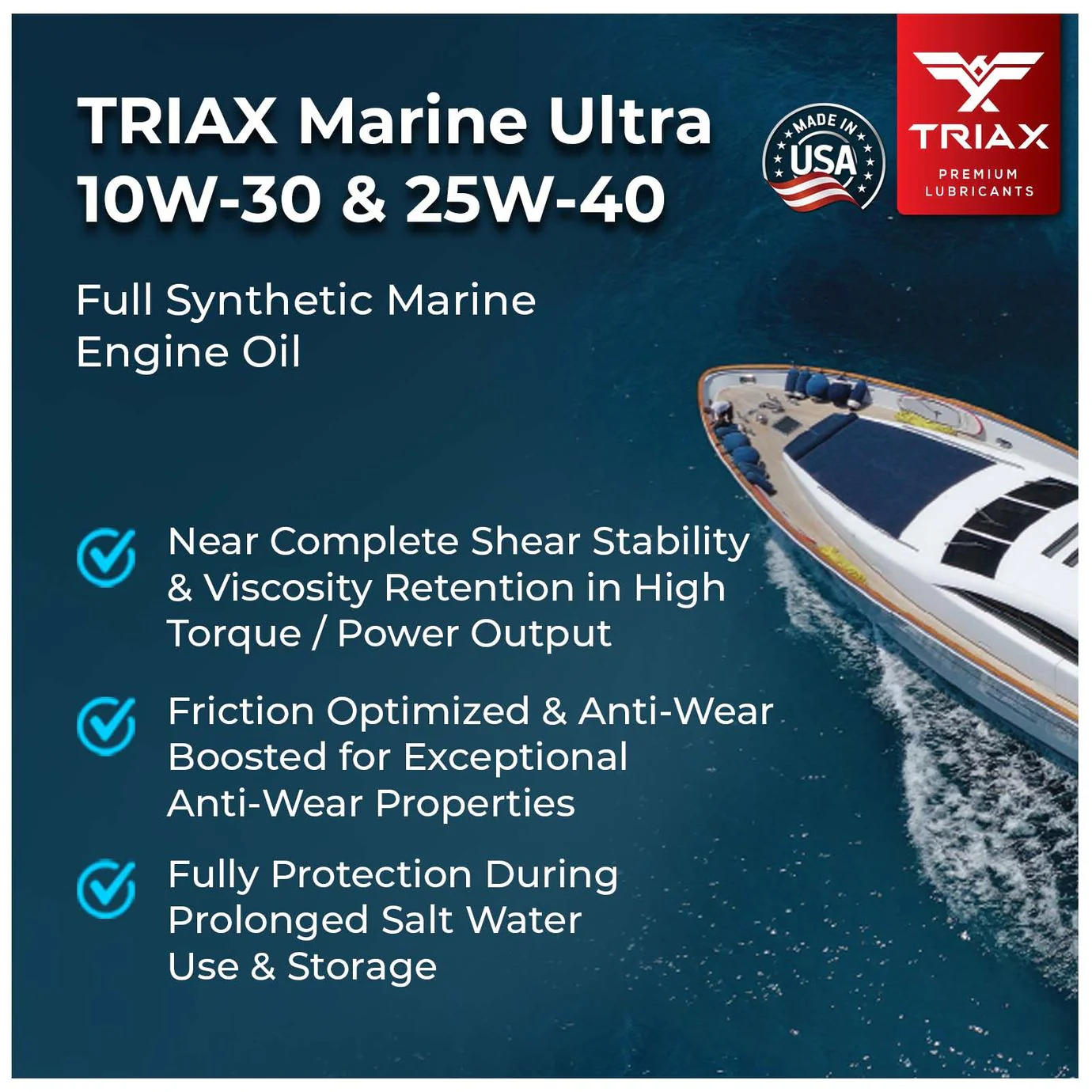 TRIAX Marine Ultra 10W-30 Full Synthetic - Image 9