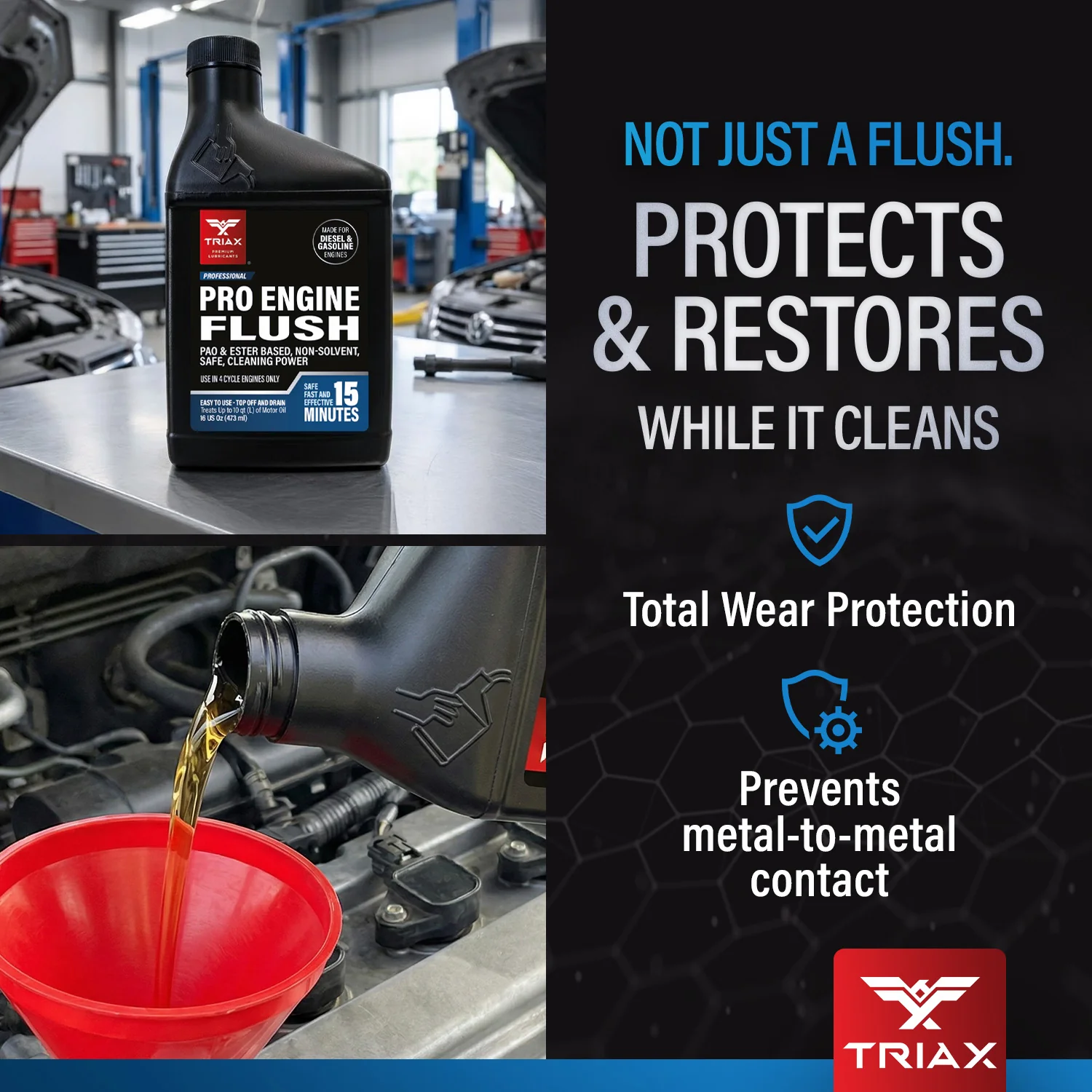 TRIAX Pro Engine Flush - Oil Based - Image 14