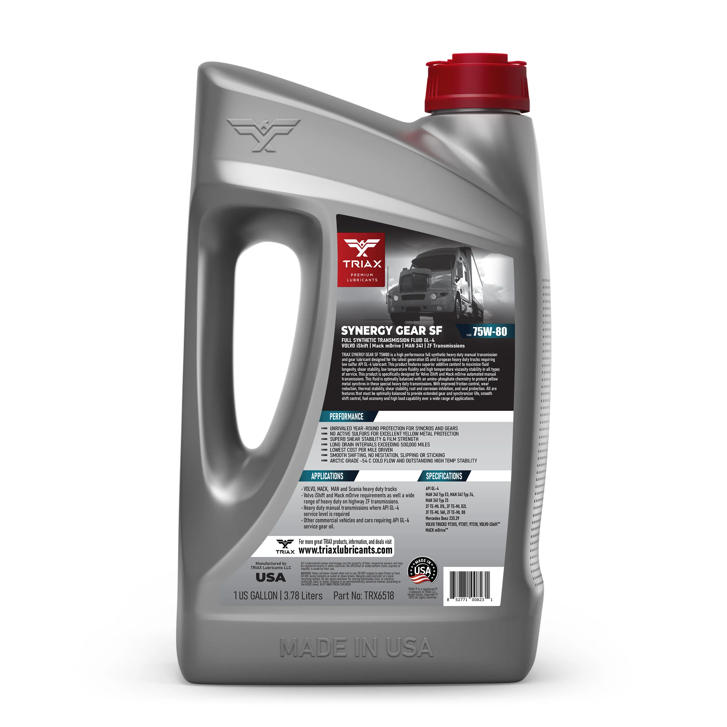 TRIAX Synergy Gear SF 75W-80 GL-4 - Image 7