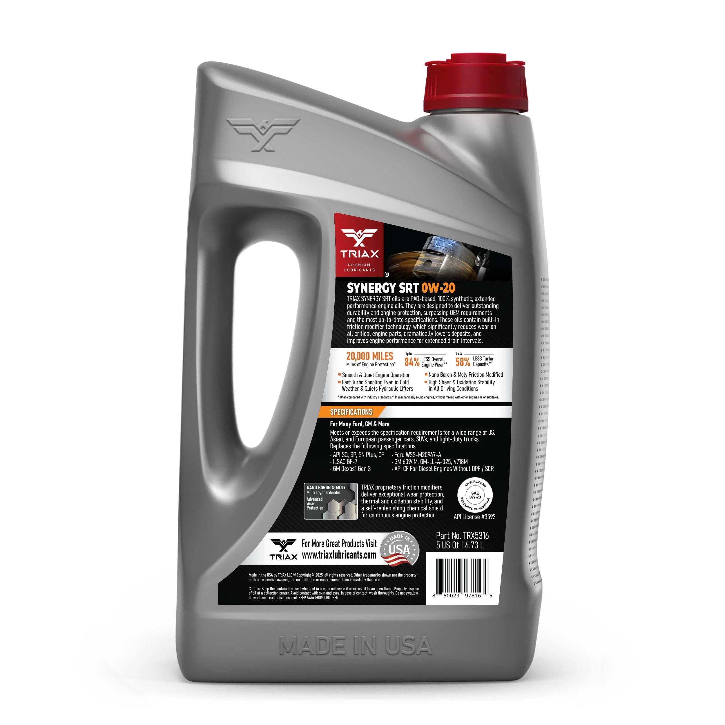 TRIAX Synergy SRT 0W-20 - Image 21