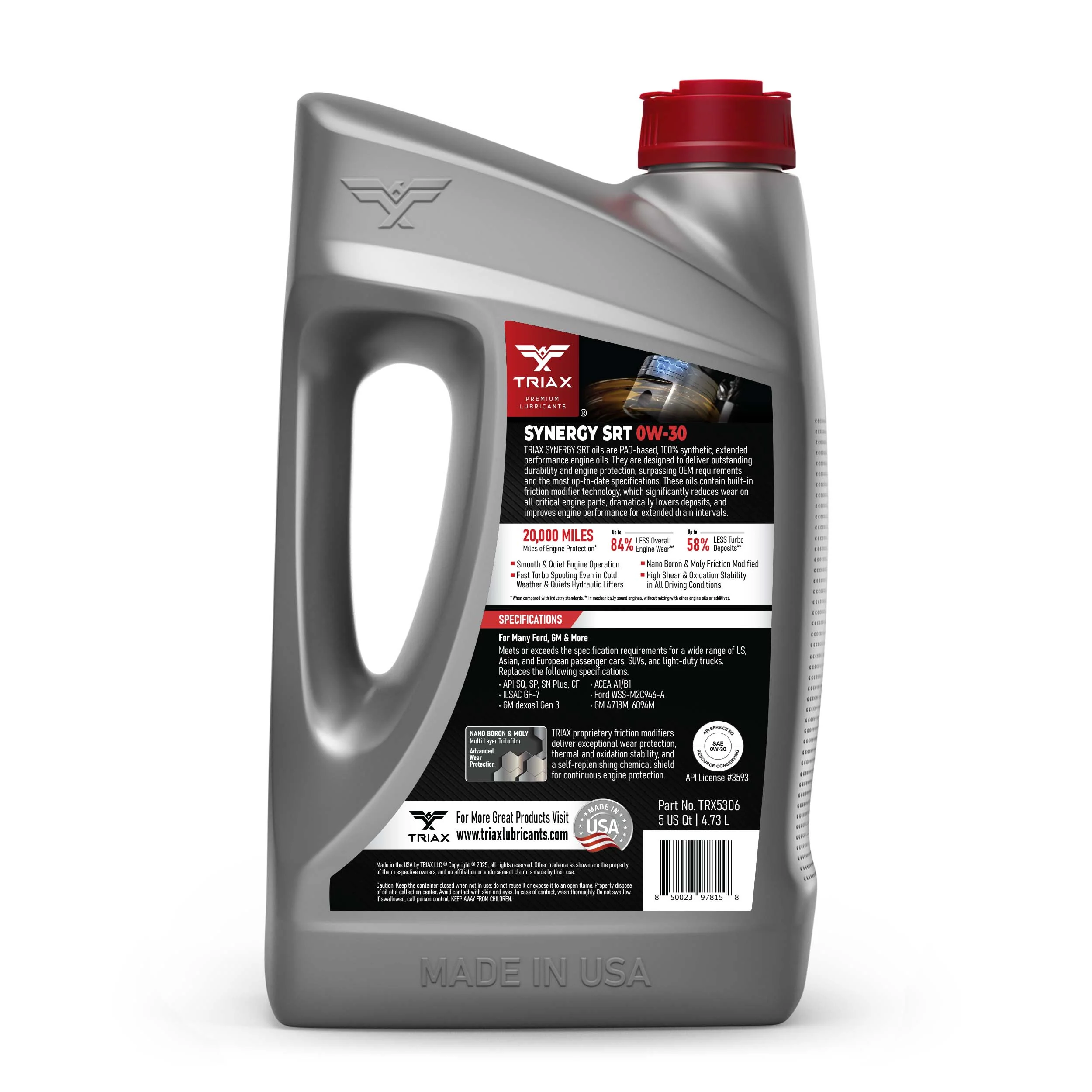 TRIAX Synergy SRT 0W-30 - Image 30