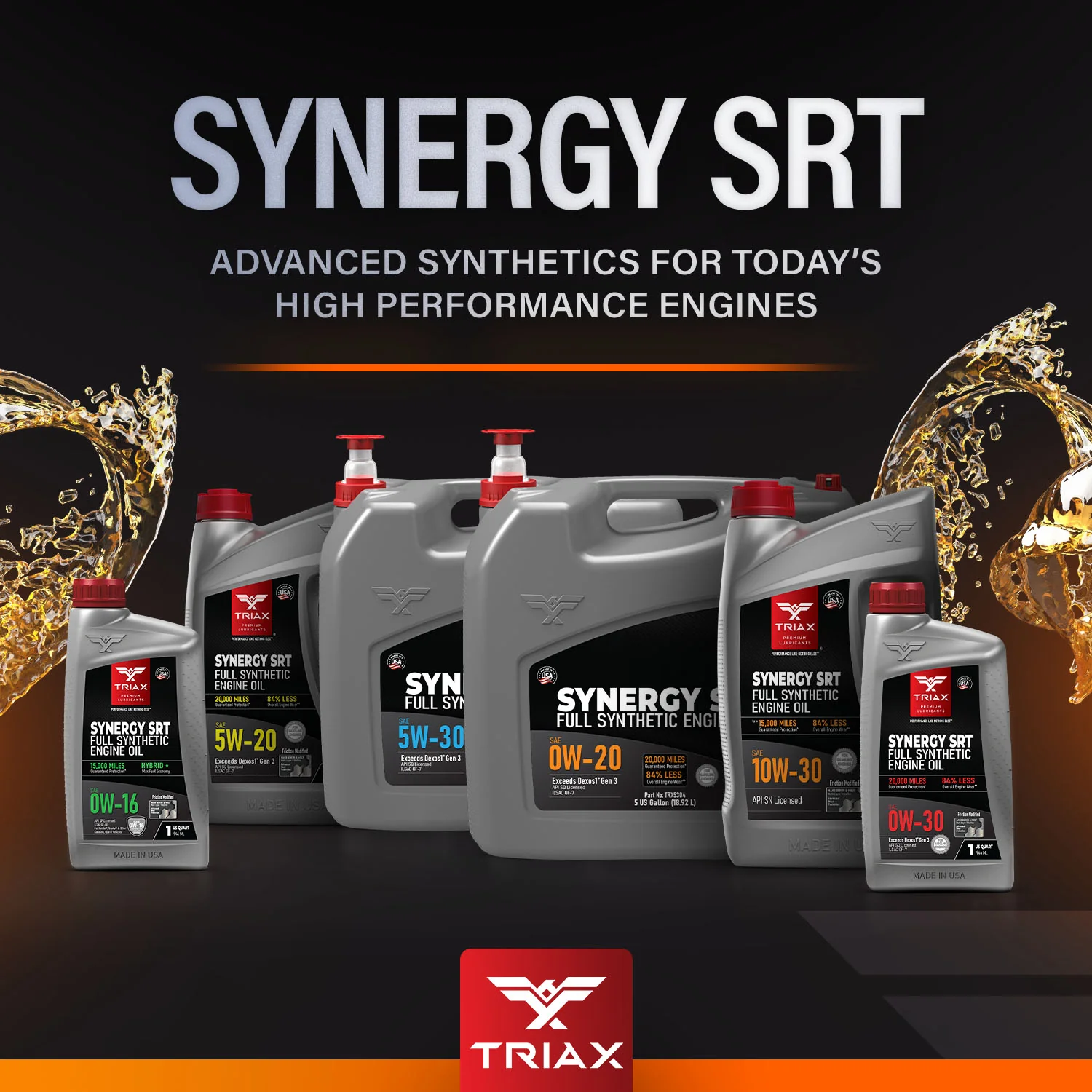 TRIAX Synergy SRT 10W-30 Full Syn - Image 26