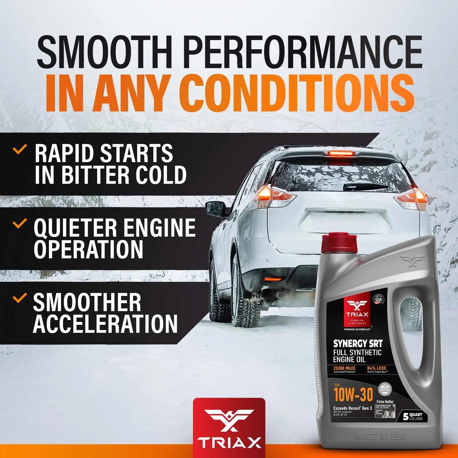 TRIAX Synergy SRT 10W-30 Full Syn - Image 33