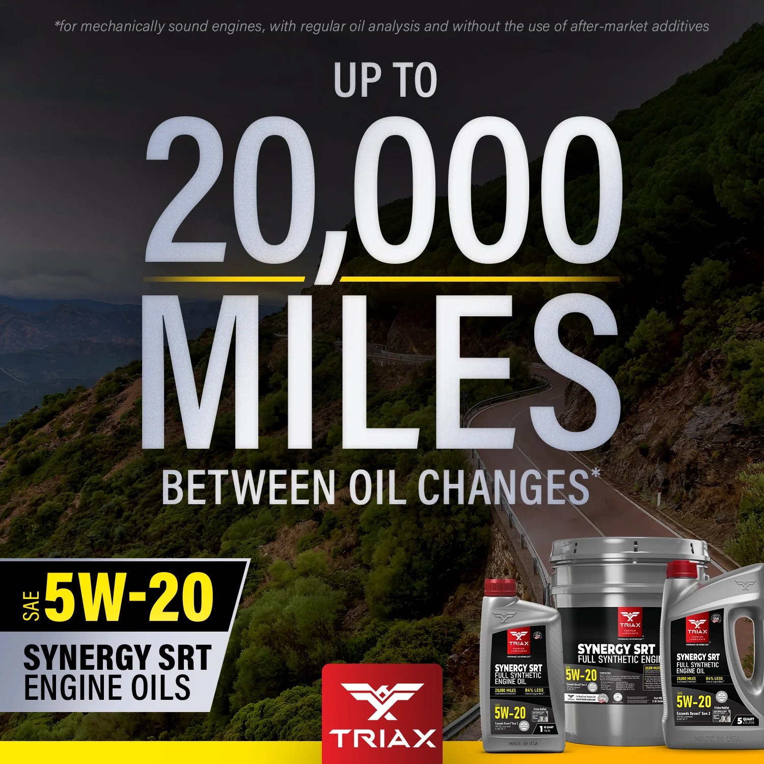 TRIAX Synergy SRT 5W-20 Full Syn - Image 13