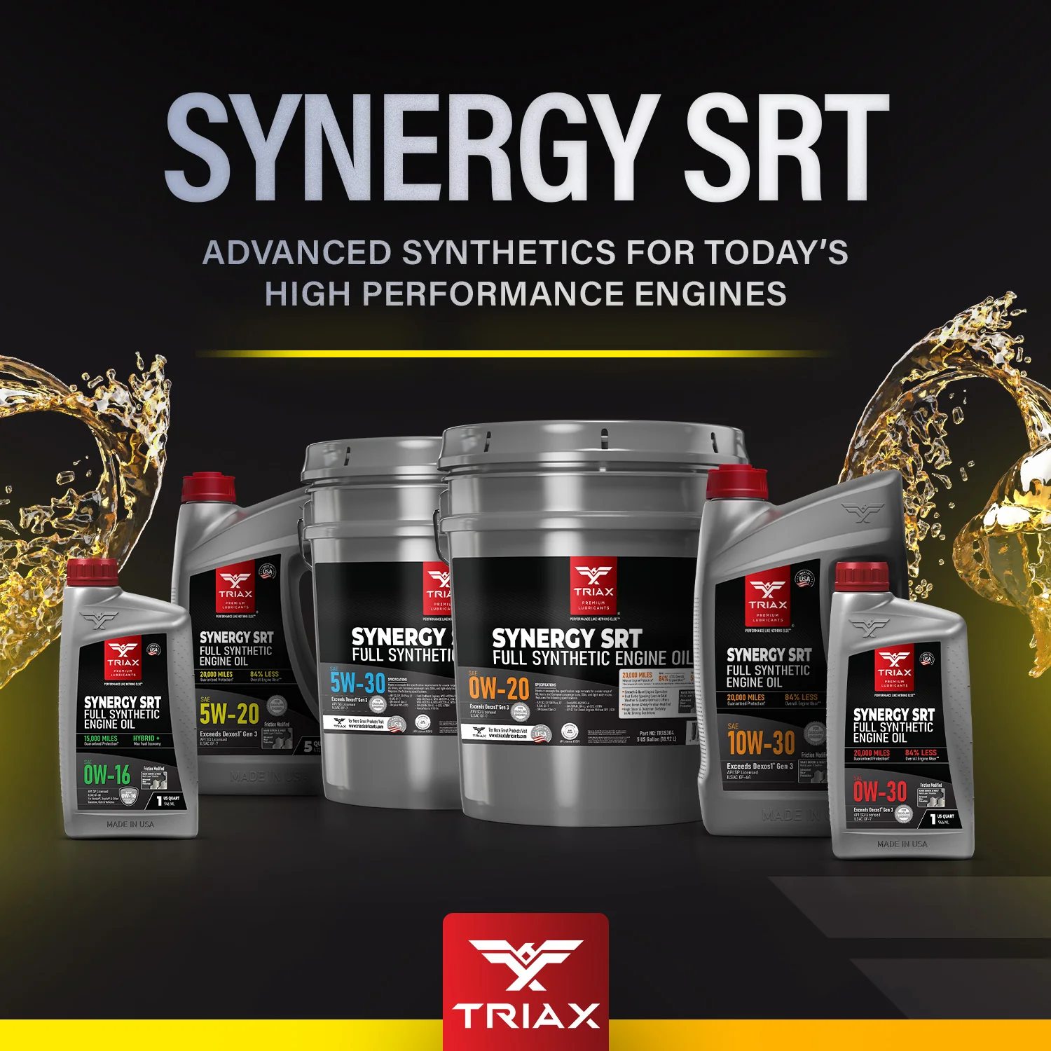 TRIAX Synergy SRT 5W-20 Full Syn - Image 38