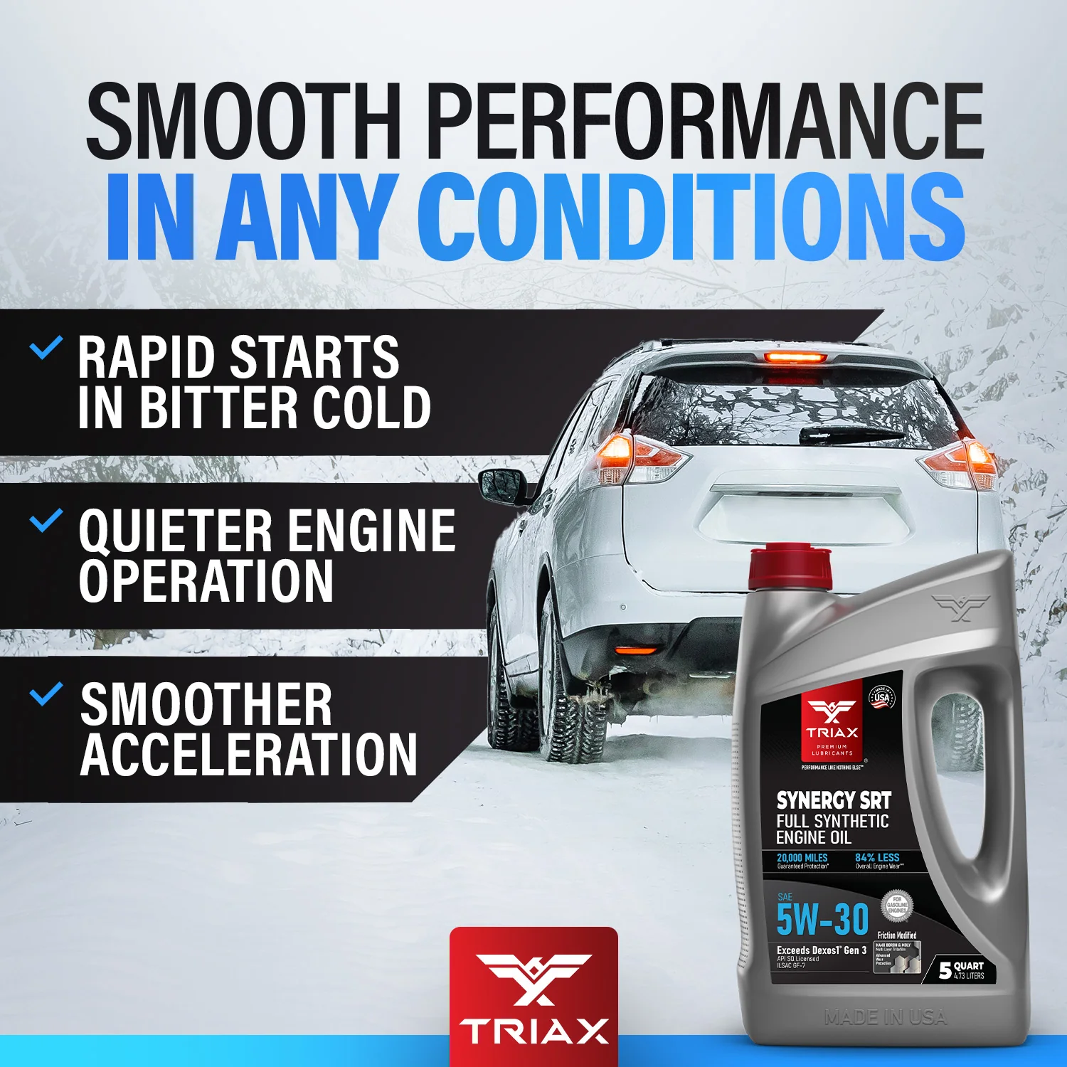 TRIAX Synergy SRT 5W-30 Full Syn - Image 8