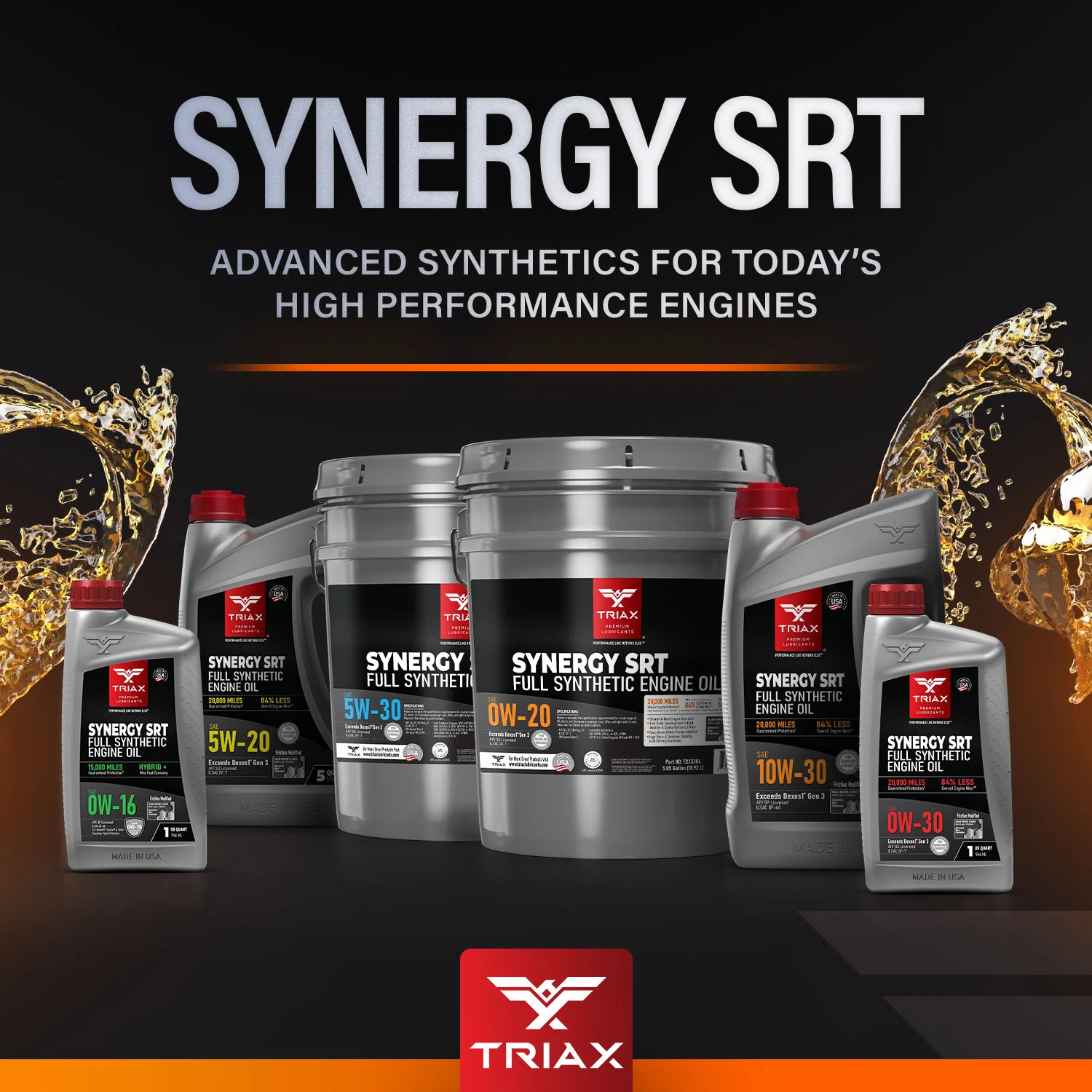 TRIAX Synergy SRT 10W-40 High Mileage - Image 10
