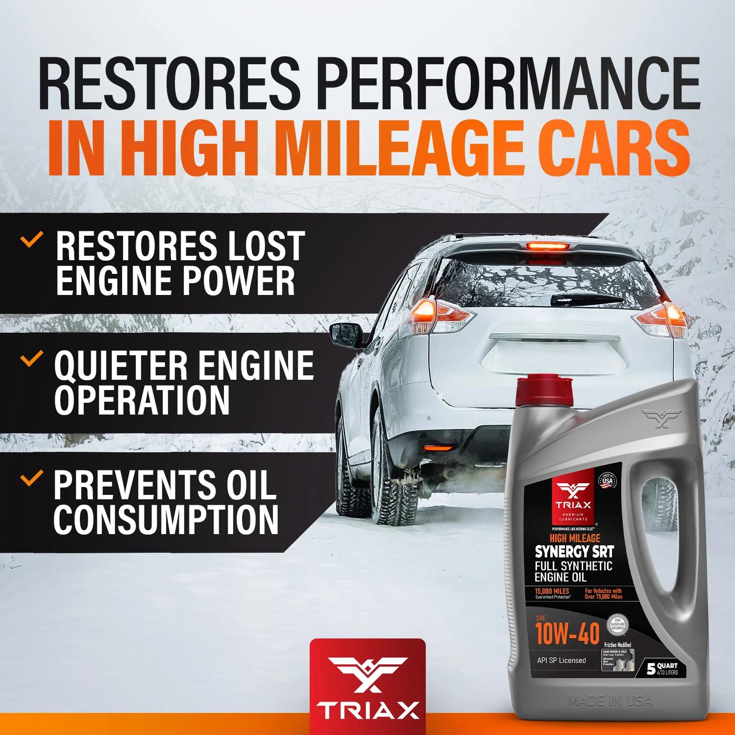 TRIAX Synergy SRT 10W-40 High Mileage - Image 35